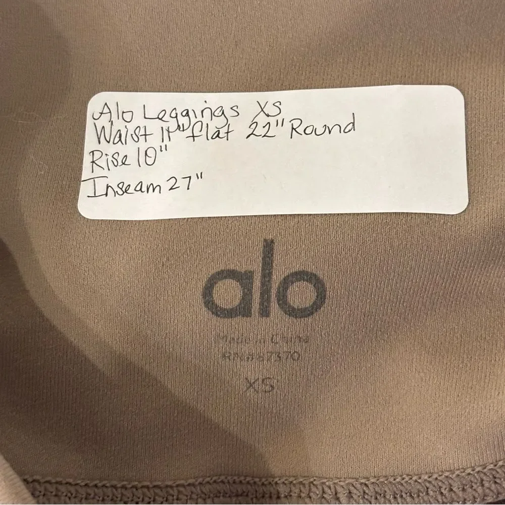 ALO Yoga Tan EPIC Leggings XS